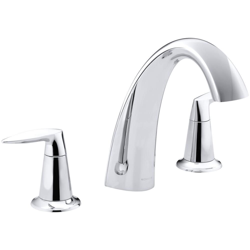 KOHLER K-T45115-4-CP Alteo Bath Faucet Trim, Valve Not Included, Polished Chrome