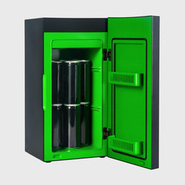 Rebeldealz - I got Mine! Minecraft Green Creeper Body 12 Can Mini Fridge 8L  2 Door Ambient Lighting now just $55 Reg $168 🎁   #ad