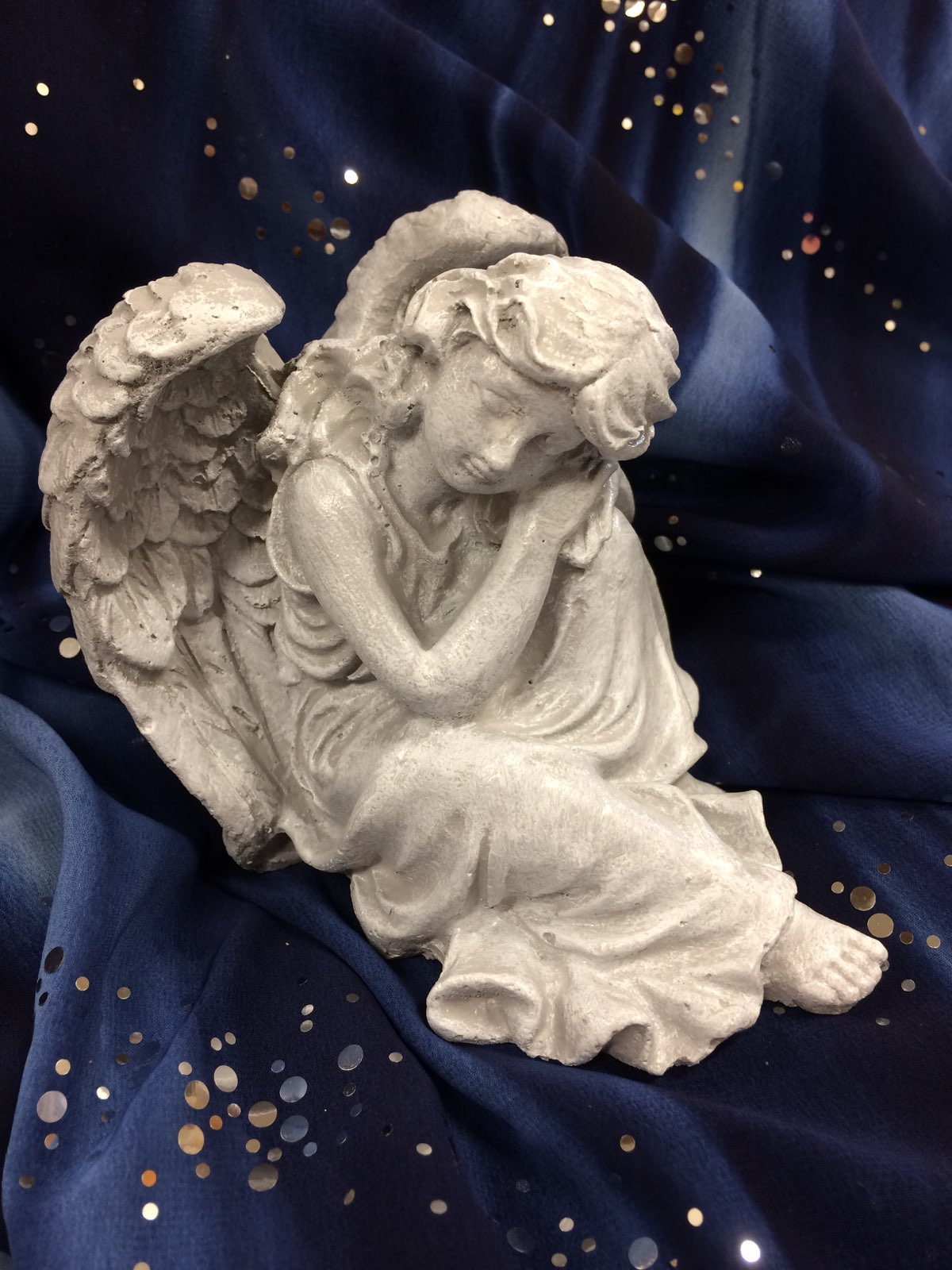 5 Angel Leaning On Knees Marytown Gift Shop