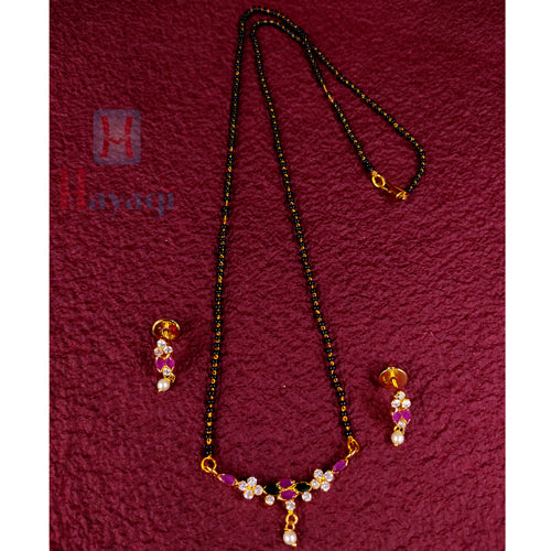 single stone pendant mangalsutra