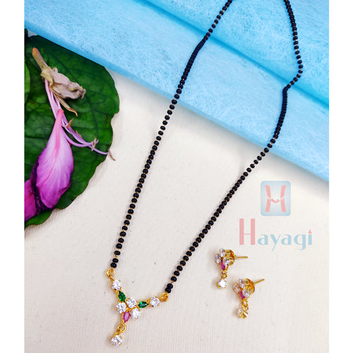 single stone pendant mangalsutra