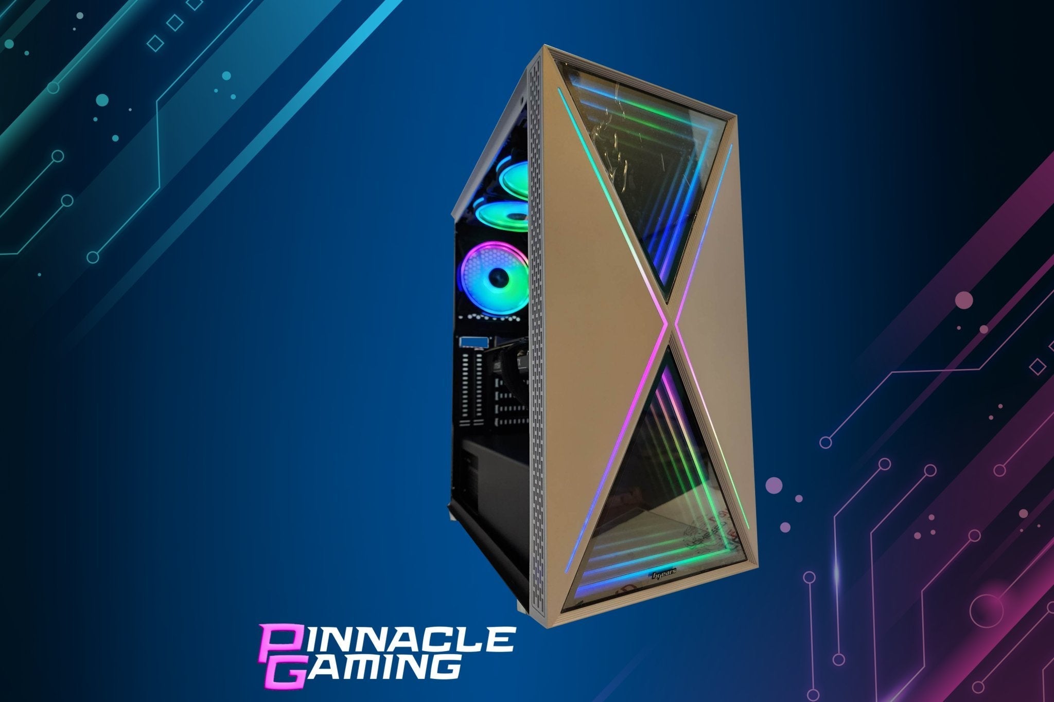Custom Gaming PC Desktop Computer Intel i5 NVIDIA GeForce RTX 5060 2TB SSD 16gb Blackwidow White H610
