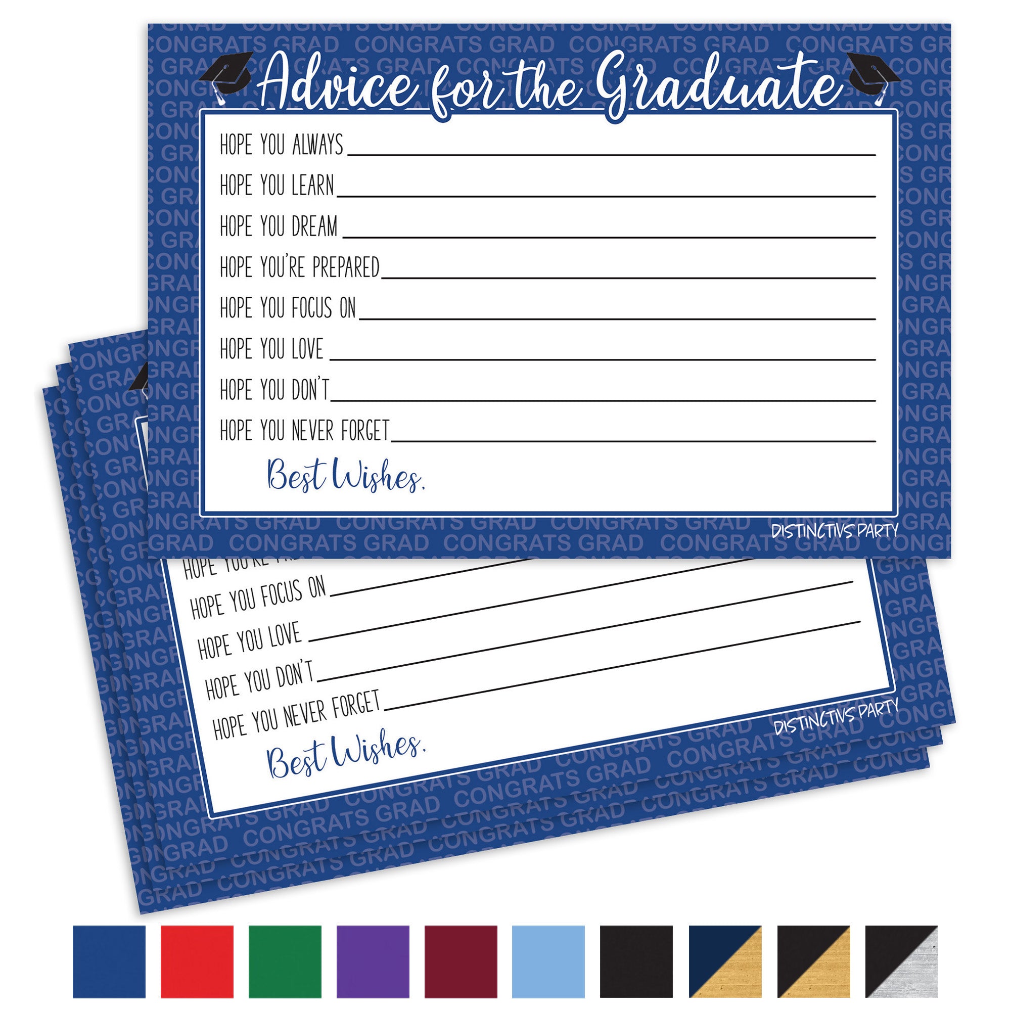 Graduation Party Game Class of 2024: Scratch Off Cards- 28 Cards (3 Winners)