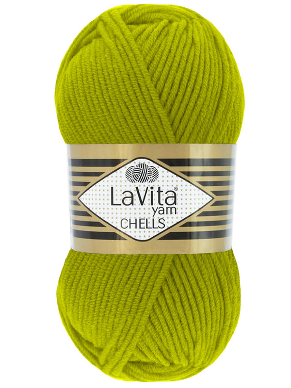 LaVita Yarn Rose Hand Knitting Yarn, 5-Pieces Pack, 100% Acrylic Yarn, 1 Ball 100 GR, 350 MT (4134)