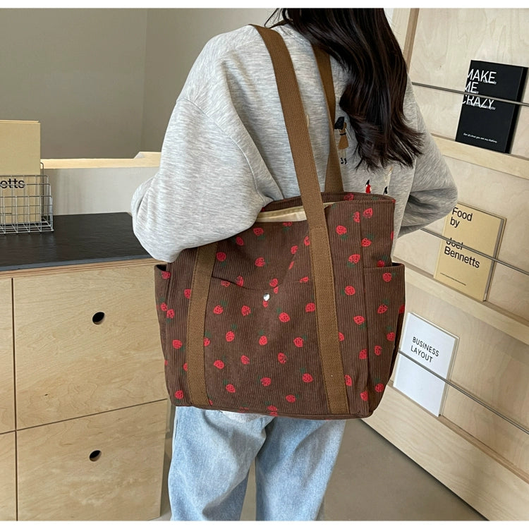 Strawberry Summer Little Fresh Canvas Easiest for Match Shoulder Bag - Just The Fly Way xuyhy7-hc.myshopify.com