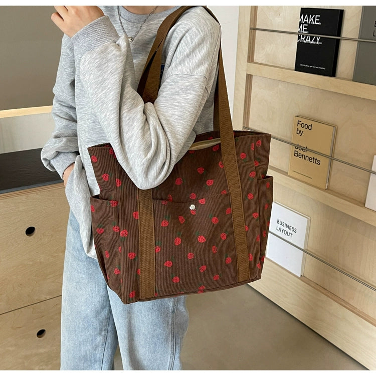 Strawberry Summer Little Fresh Canvas Easiest for Match Shoulder Bag - Just The Fly Way xuyhy7-hc.myshopify.com