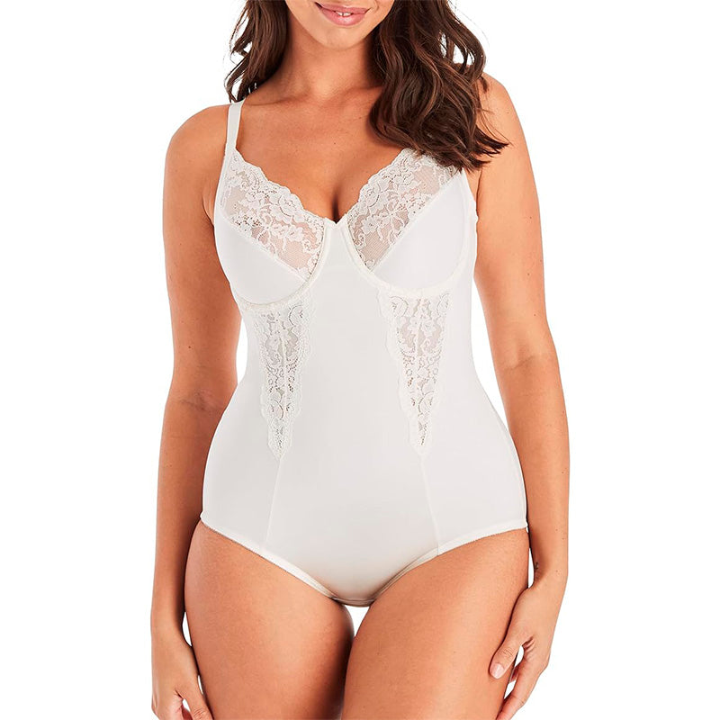 Maidenform Shaper With Built-in Bra shapewear bodysuits Buttercream 36C