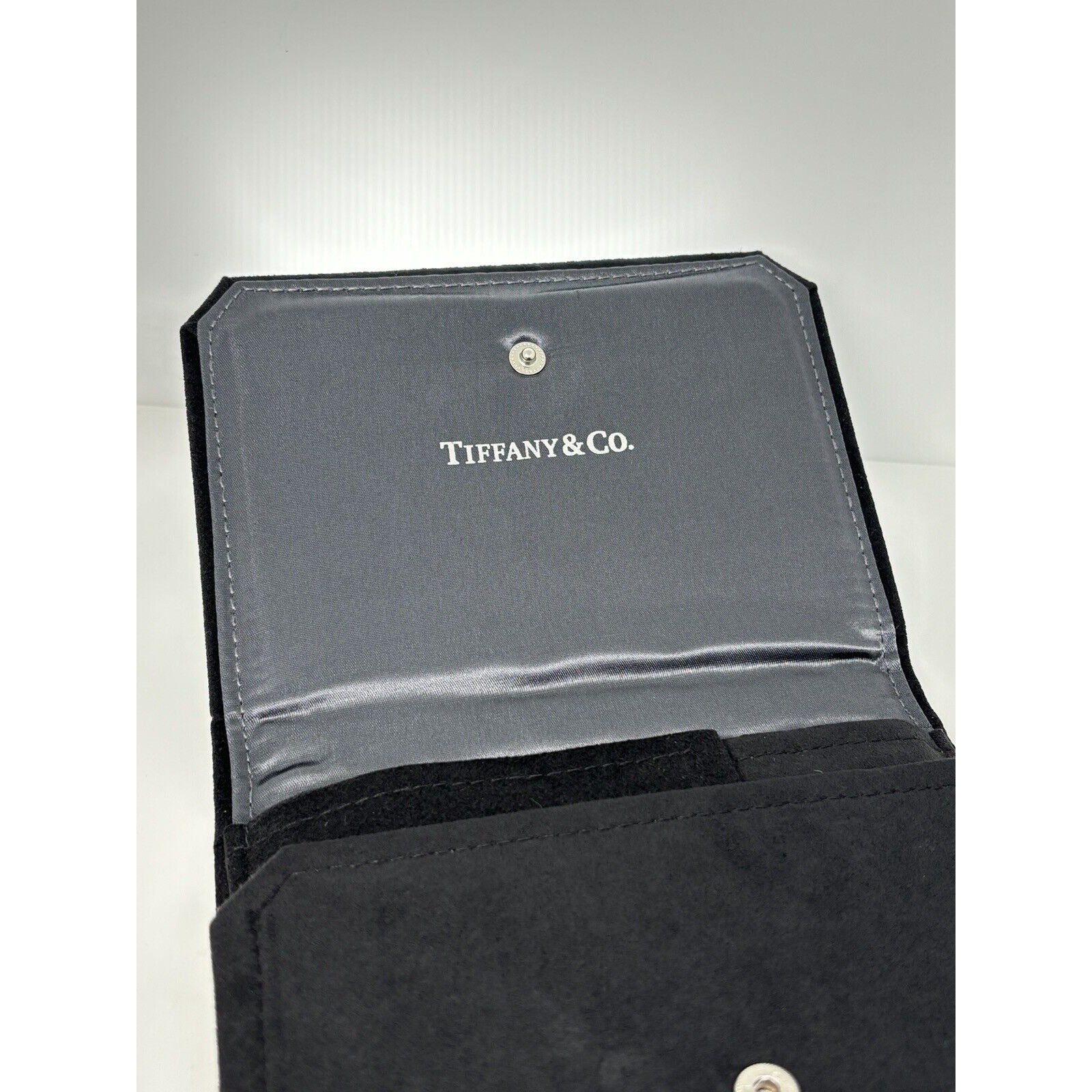 Tiffany Black Folding Suede Necklace Presentation Gift Storage Storage Pouch