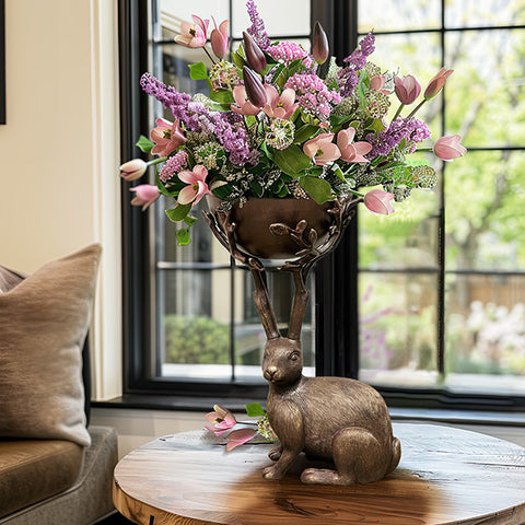 Bunny Decor with Bowl