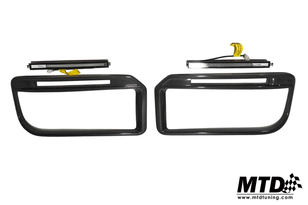 Mercedes W464 G Class Rocky 900 Carbon Fiber Front Bumper Frames With LED