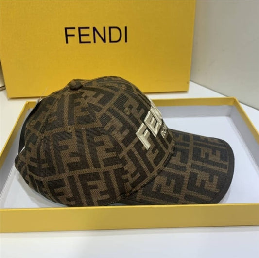 FHTH LV Logo With Leather Brim Cap