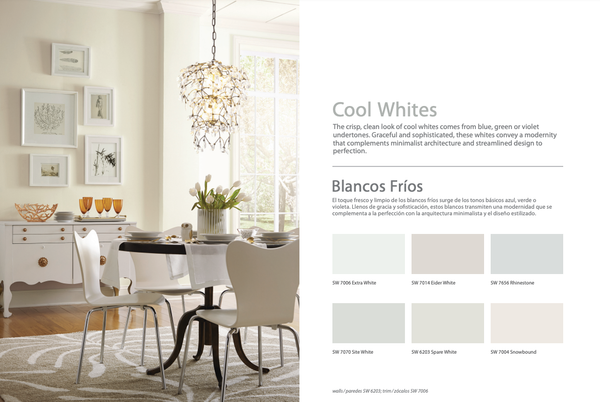 sherwin williams cool whites paint swatches and color names