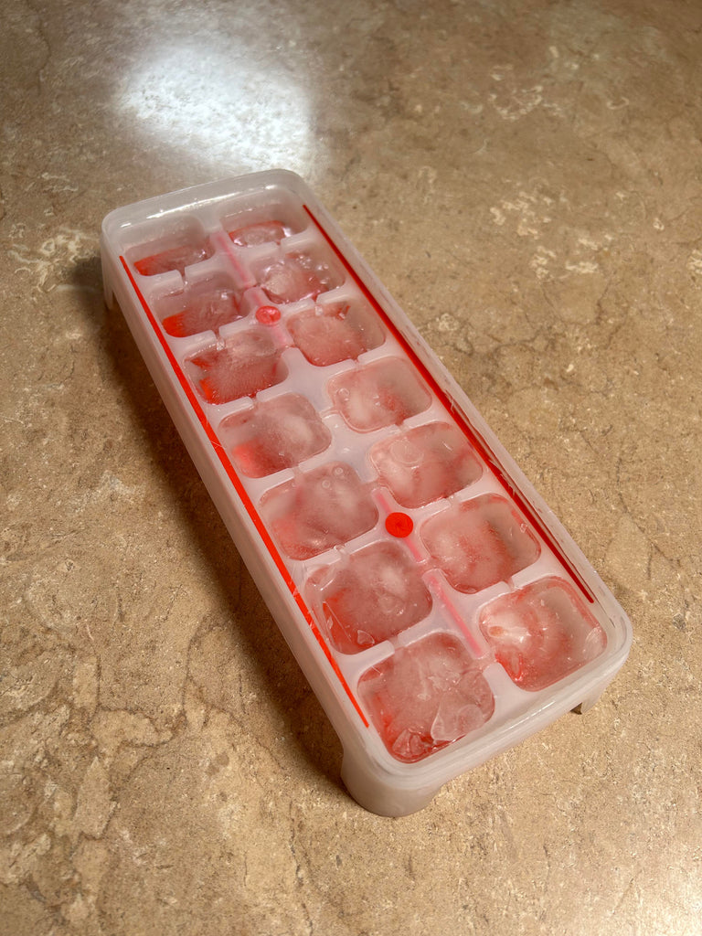 ice cube tray for portable ice bath