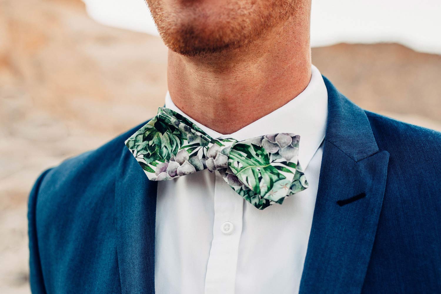 floral bow tie