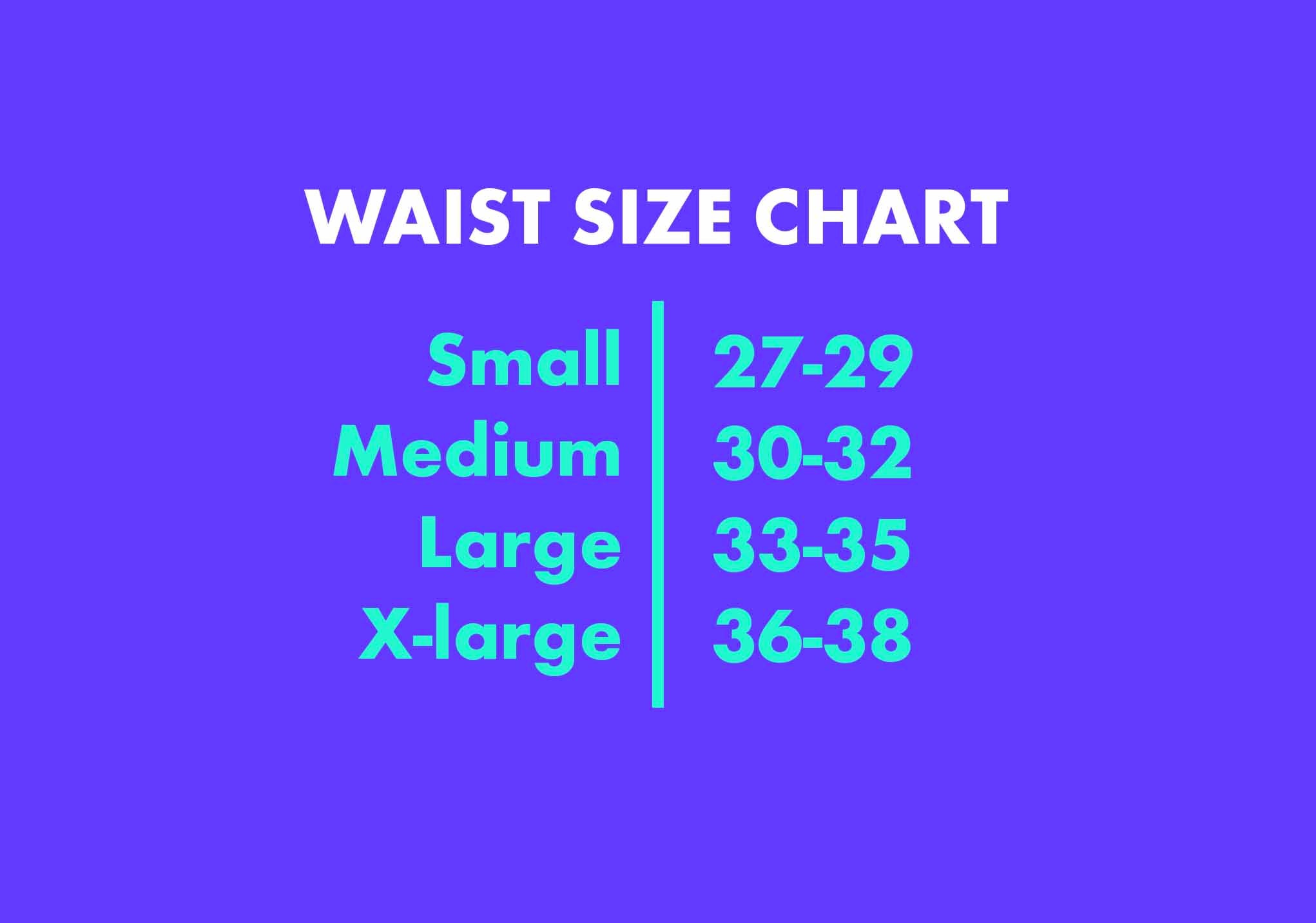 Costa Size Chart