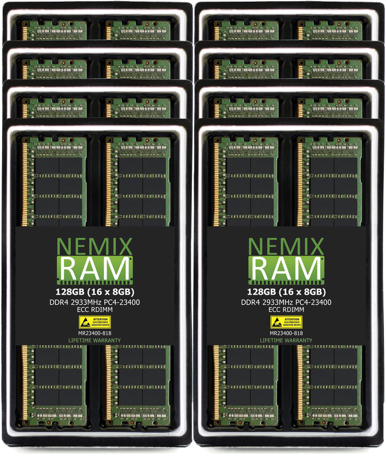 NEMIX RAM 64GB (8x8GB) DDR4-2666MHz PC4-21300 ECC RDIMM 1Rx8 1.2V レジスタードメモリ 