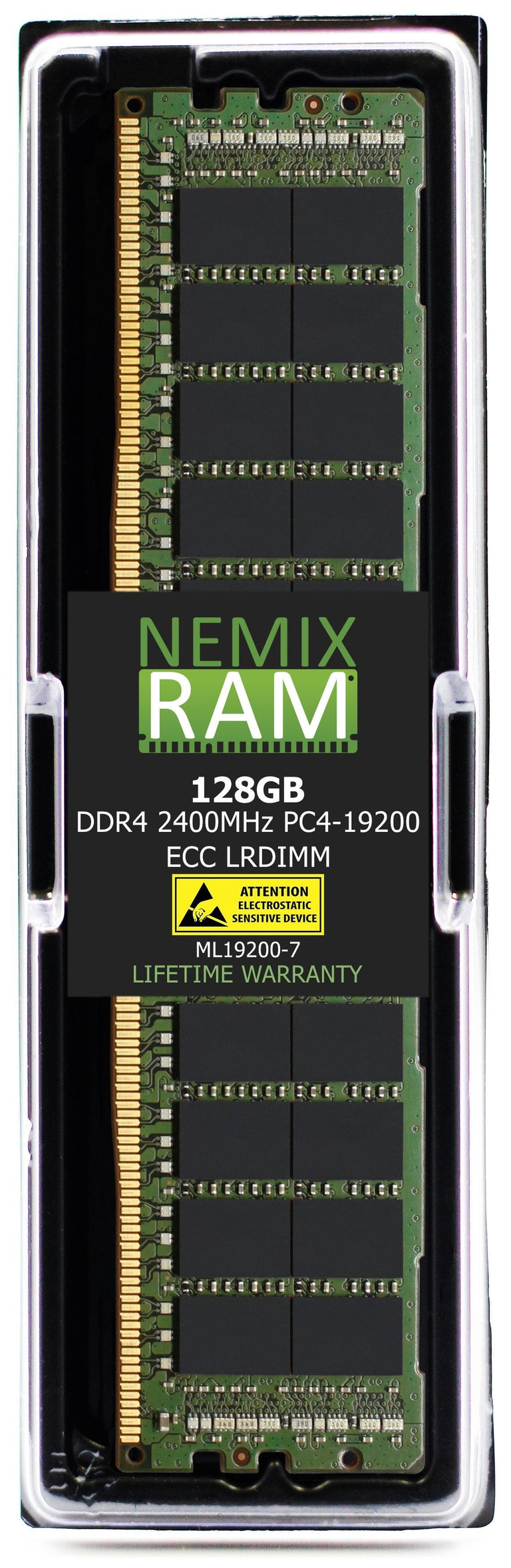 128GB DDR4-2933 PC4-23400 8Rx4 Memory Upgrade for ProLiant DL325 G10 by  Nemix Ram