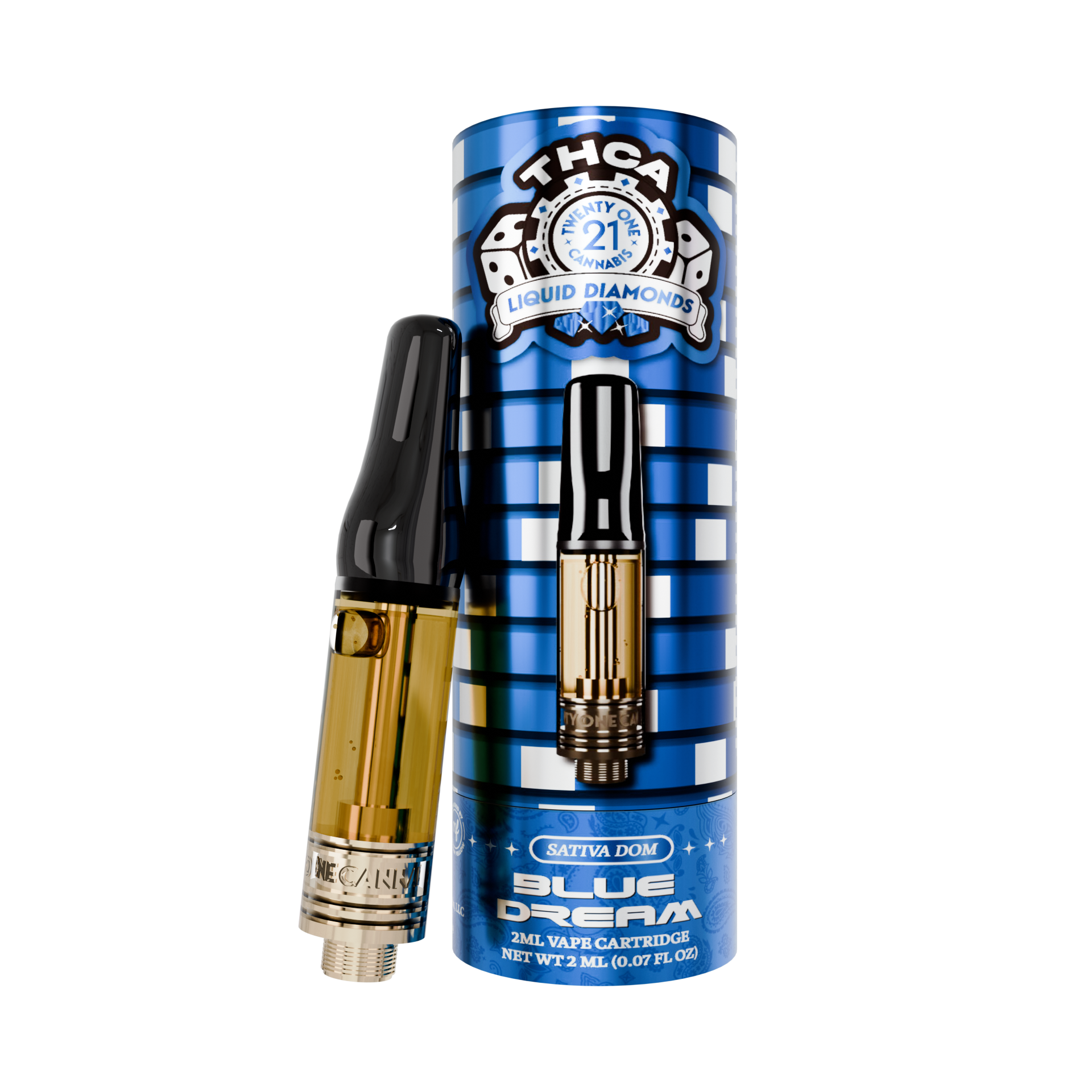 Twenty One Cannabis Vape Cartridge 2ml THCA