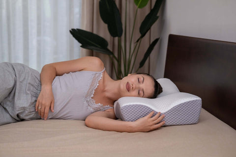 ZenBlok Cervical Contour Pillow for Neck Pain Relief Side Sleepers
