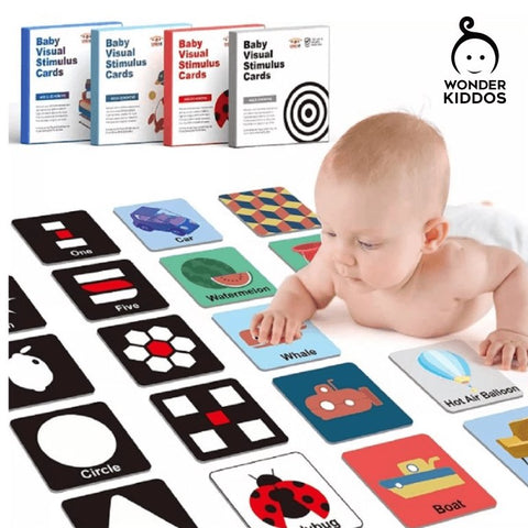 What are baby flash cards and how do they aid development