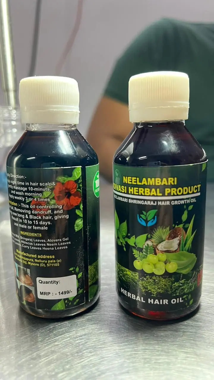 Neelambari Adivasi Herbal Hair Oil  Buy 1 Get 1 Free  HelpMeShop