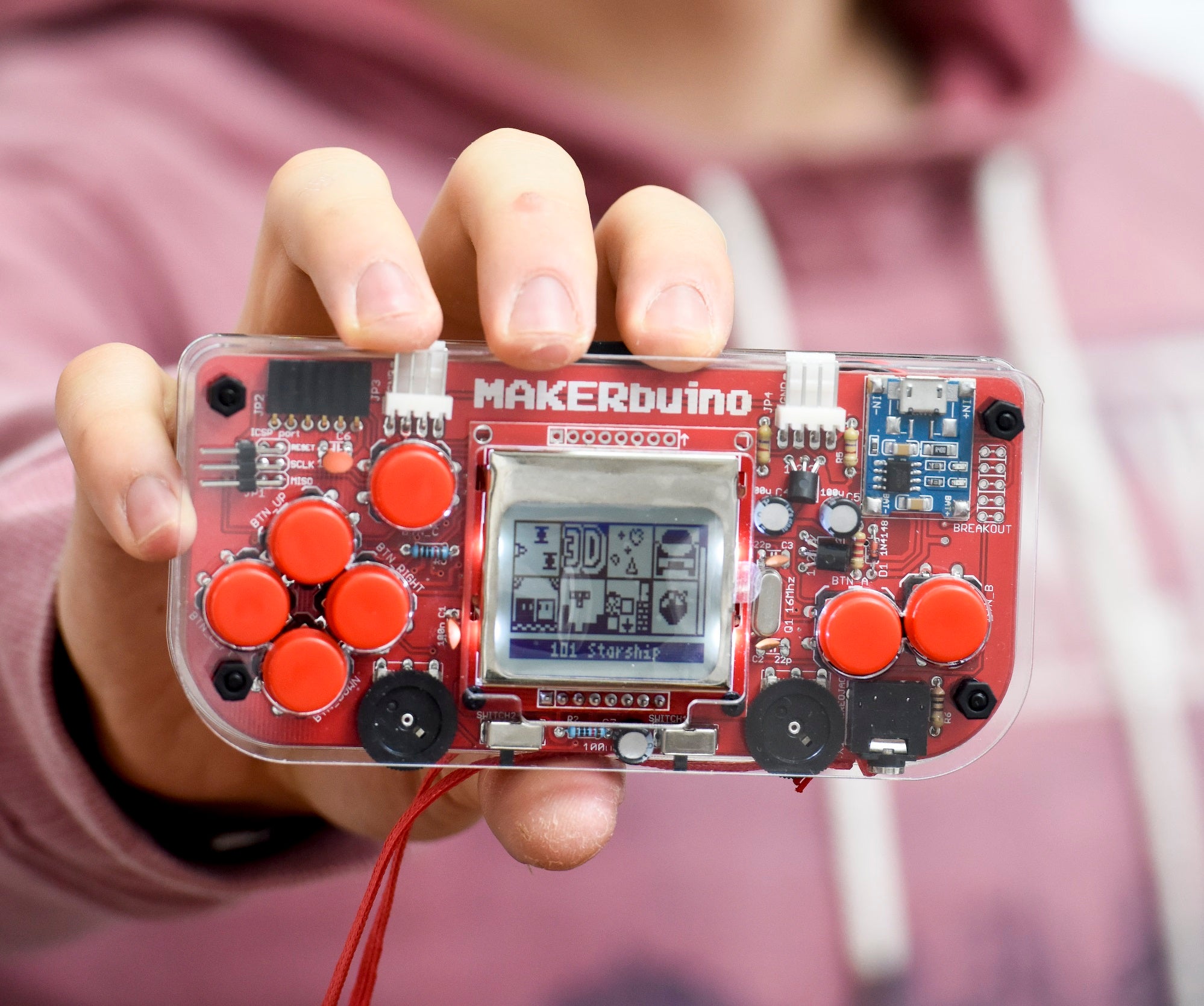  Buy Makerbuino standard kit- A DIY Gaming Console - Unassembled PAKR 