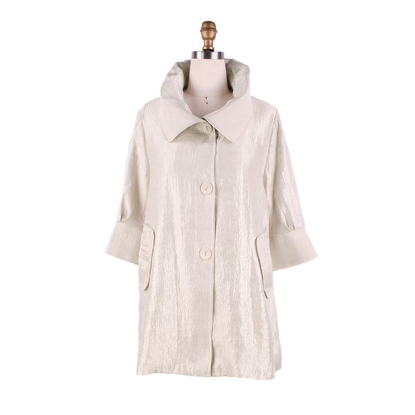 Damee NY Solid Signature Swing Jacket in Champagne ♥ 200 -CMP – Shop My ...