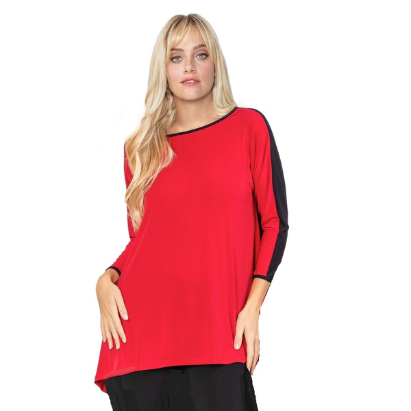 Plus Size Asymmetrical Color Block Dress – IC Collection