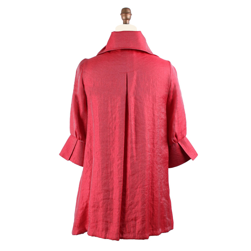 Damee NY Solid Signature Swing Jacket in Coral Red ♥ 200 -CRD – Shop My ...