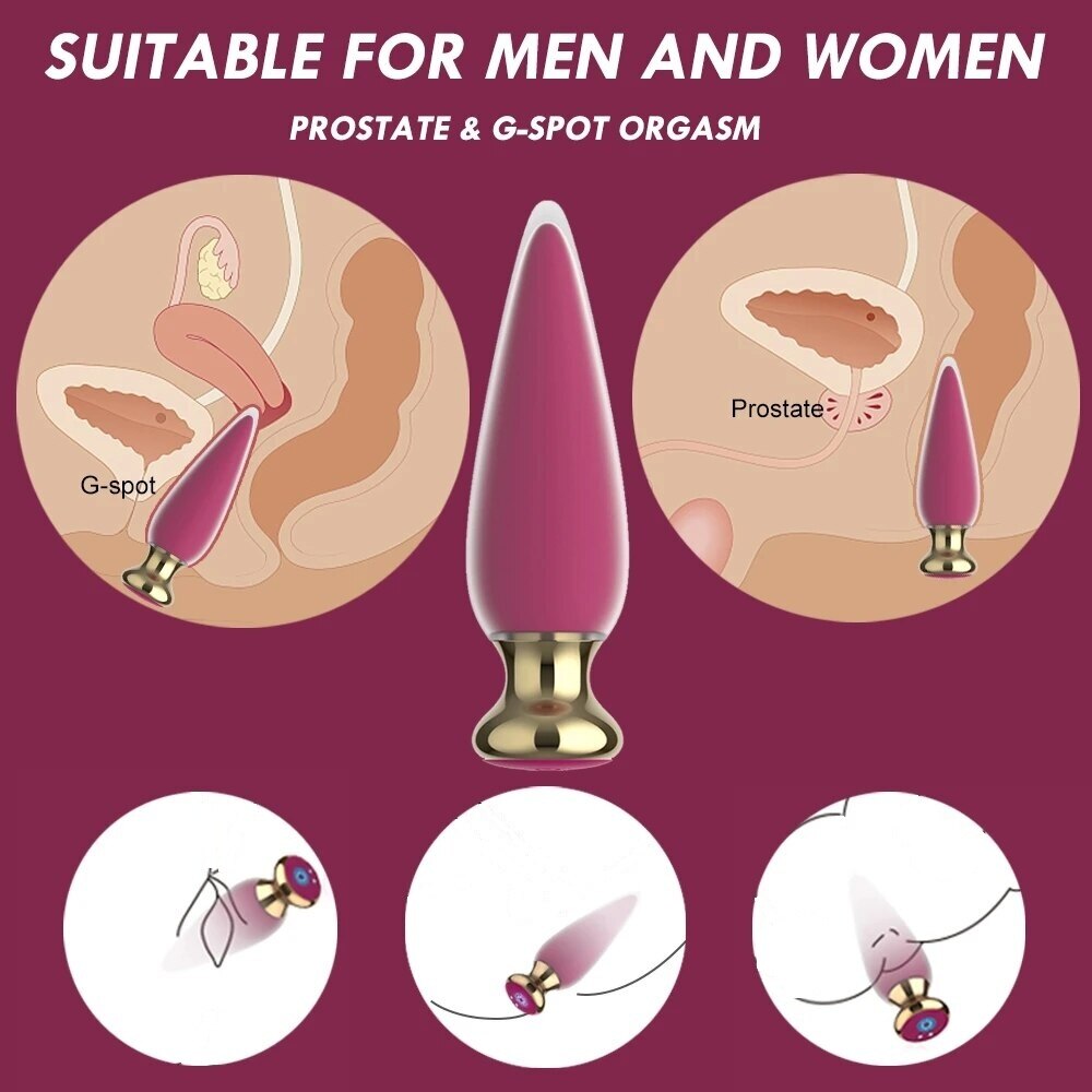 App & Remote Control Vibrator for Man & Woman Prostate Massager Butt Plugs Anal Sex Toy