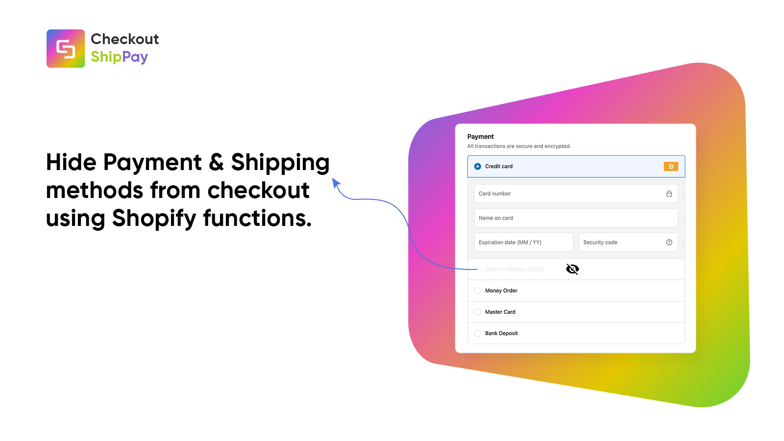 Easiest & Most Effective Checkout Customizations: Checkout ShipPay