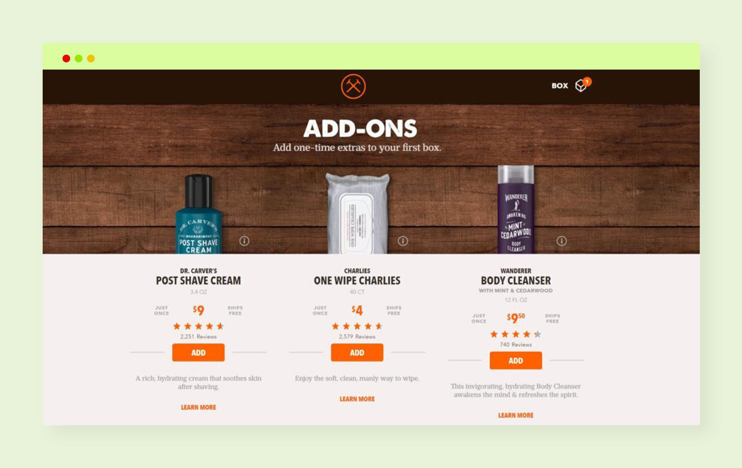 Shopify Post Purchase Upselling And Cross Selling : Ultimate Guide - Dollar Shave Club - Winning Example of Successful Post-Purchase Upselling & Cross Selling