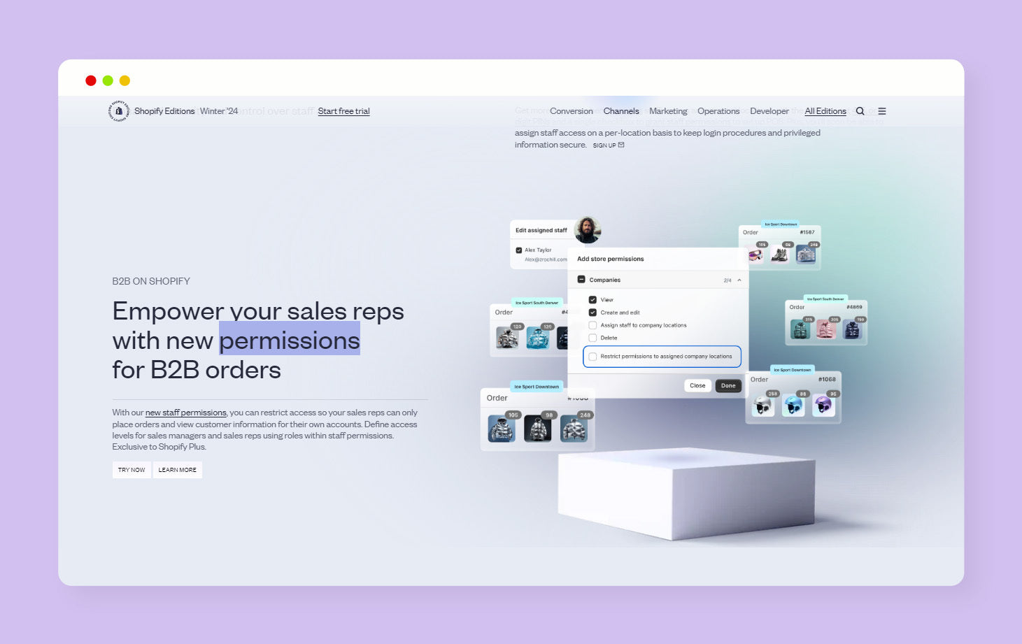 Shopify Editions Winter ‘24: Empowering Shopify B2B E-Commerce Businesses