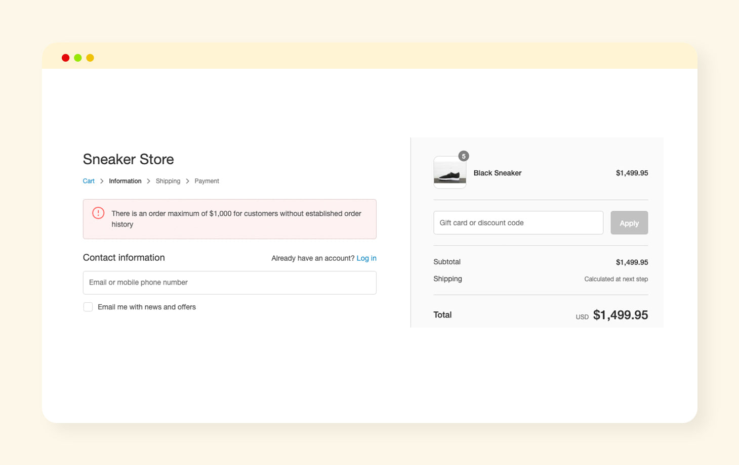Shopify Checkout Customization With Shopify Functions-Cart and Checkout Validation-Examples of Shopify Checkout Customization With Shopify Functions