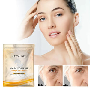 2Pcs Collagen Soluble Film Water-soluble Eye Mask Eye Care Remove Dark Circles Moisturizing Lift Firming Women Facial Skin Care - LEAMAKEUP