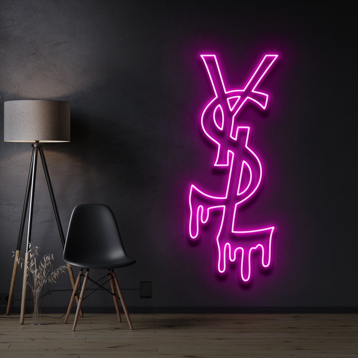 Monogram Drip Neon Sign – Neon Icons