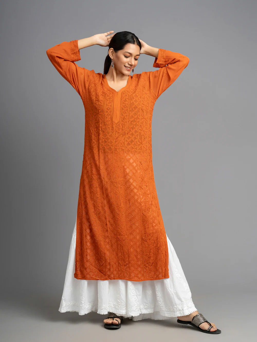Product image for Safina Pure Viscose Georgette Kurta