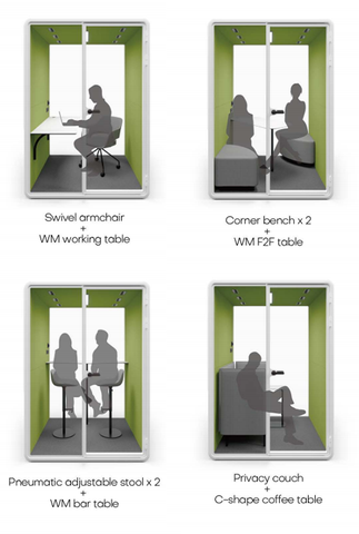 Instructions about SpacePod ZUM Office Pod Model M