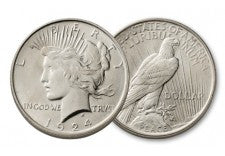 1924-P Peace Dollar BU