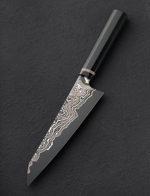 Bunka Black Damascus 200mm (7.9) – SharpEdge