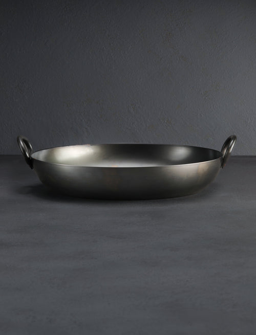 Silver Carbon Steel Skillet