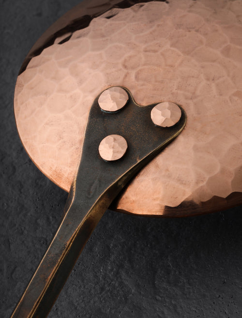 Slotted Copper Serving Spatula