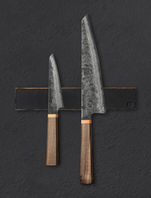 White Tooled Leather Knife Block – HIGHLAND MOON CO, LLC