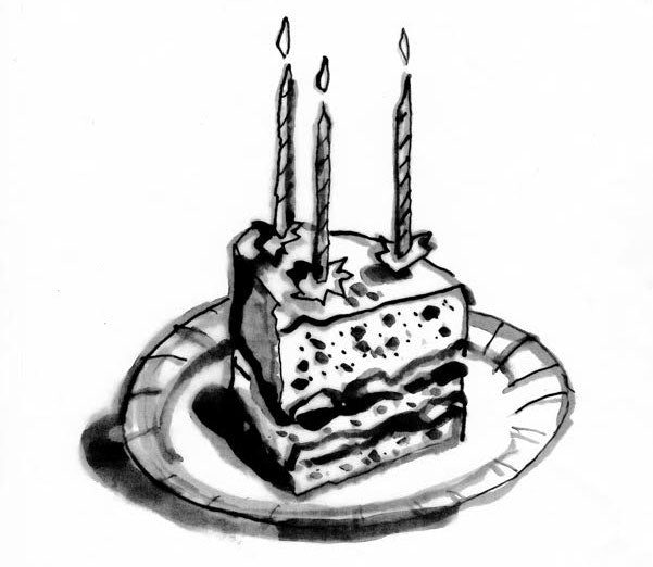 Cake illustration by Annabel Lee