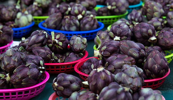 Los Osos farmers market artichokes