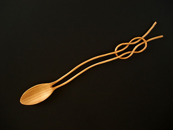 Square Knot spoon by Terry Widner of Spoontaneous