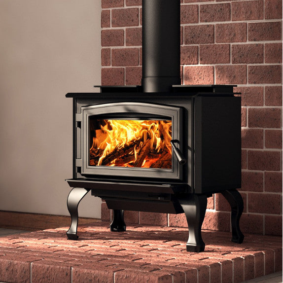 Arrow 2000 Satin Black Inbuilt Wood Heater