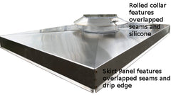 Stainless Chase Cover Collar Height