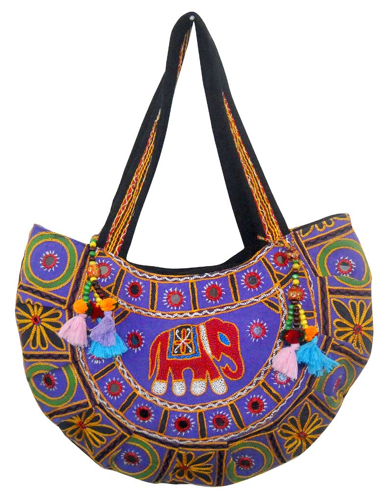 Patchwork Shoulder Bag - Design 9 – myallindianshop