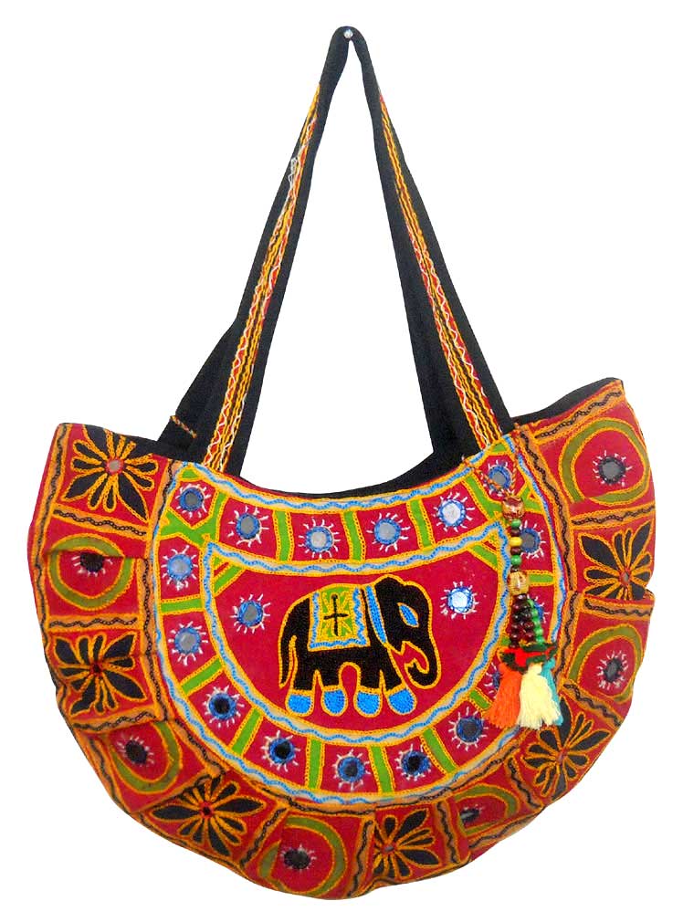 Cotton Traditional Ethnic Rajasthani Jaipuri Embroidered Handbag for Girls  Women - Feel The Indian